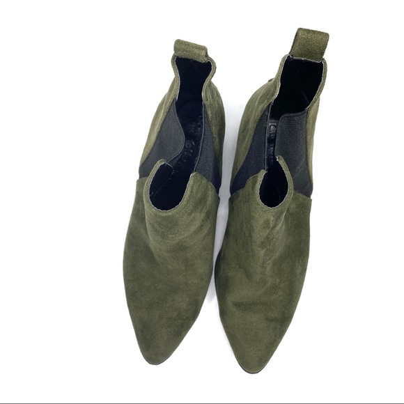 Charlotte Russe Olive Green Booties - Picture 3 of 6